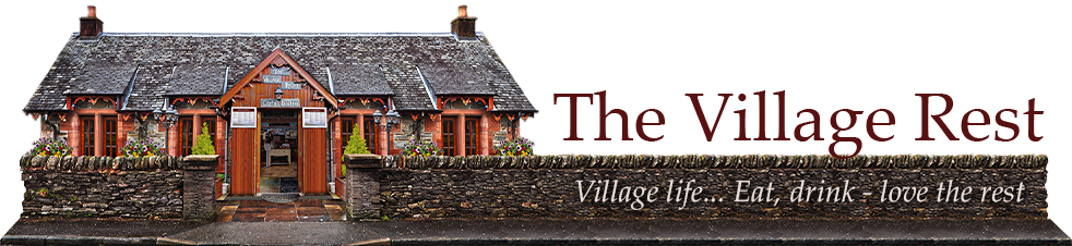 The Village Rest Free House and Logo